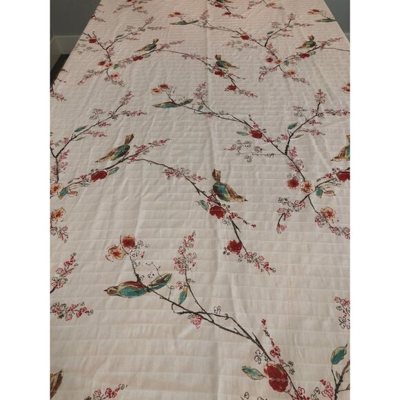 Lenox Chirp Print Spill Proof Oblong Tablecloth. 97 x 57 inches - Picture 5 of 8